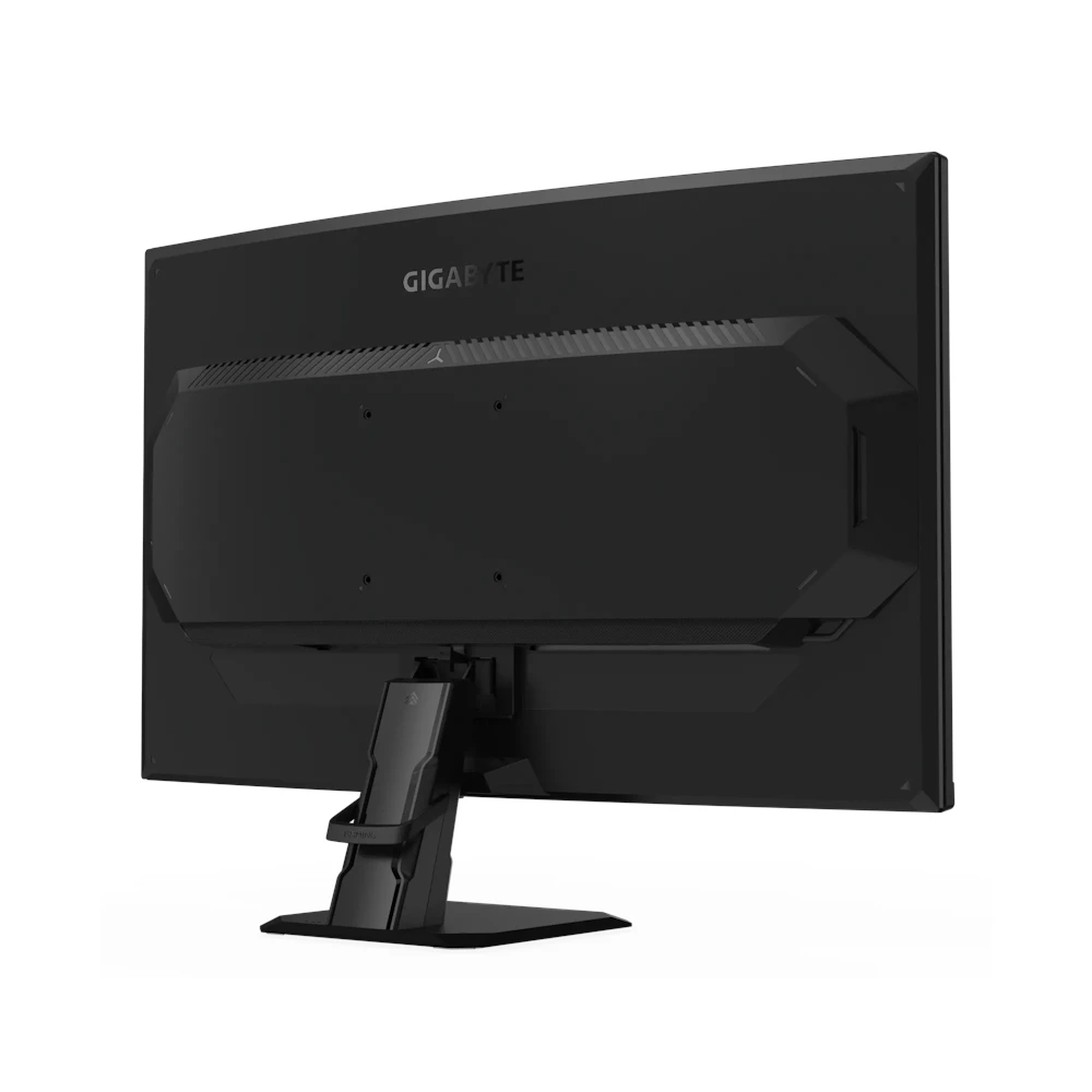 A large main feature product image of EX-DEMO Gigabyte GS27QCA - 27" Curved 1440p 180Hz VA Gaming Monitor