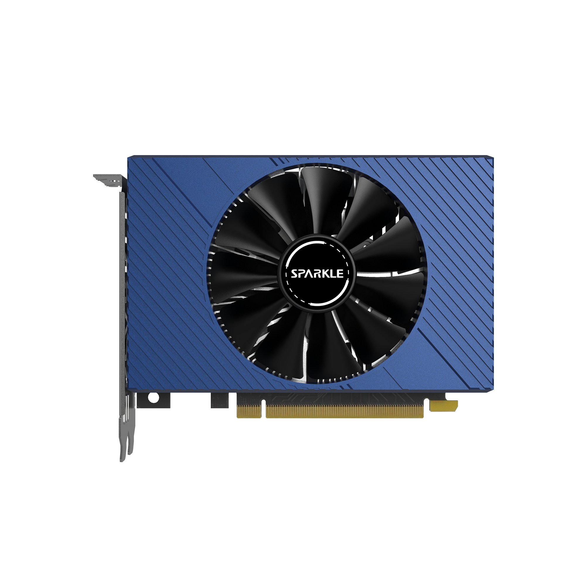 A large main feature product image of EX-DEMO SPARKLE Intel Arc A380 ELF 6GB GDDR6