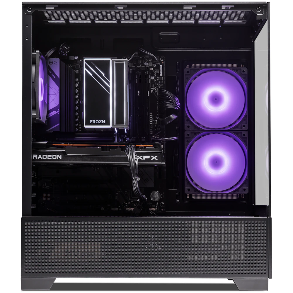 A large main feature product image of EX-DEMO PLE Cypher RX 7600 Prebuilt Ready To Go Gaming PC