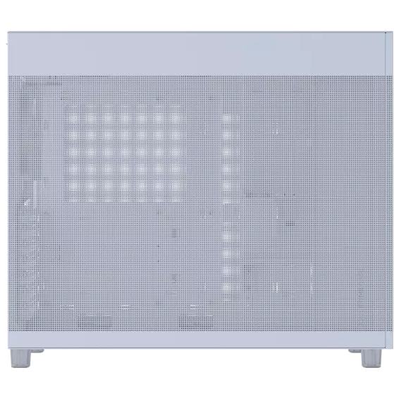 A large main feature product image of EX-DEMO ASUS PRIME AP303 Mid-Tower Case - Mesh White