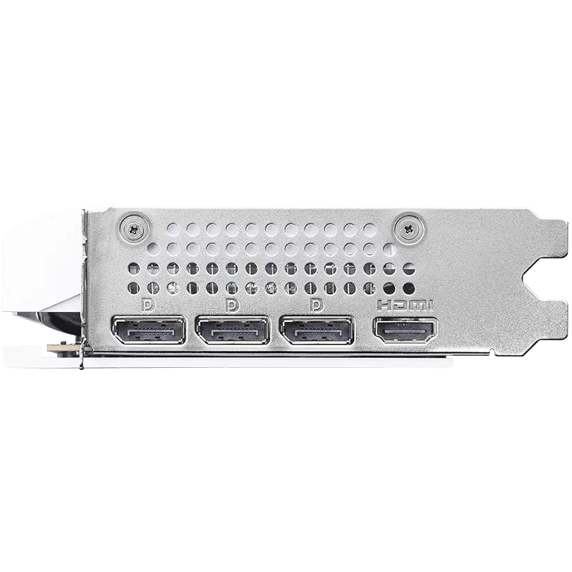 A large main feature product image of MSI GeForce RTX 5060 Ti 8GB GDDR7 VENTUS 2X OC PLUS (White)