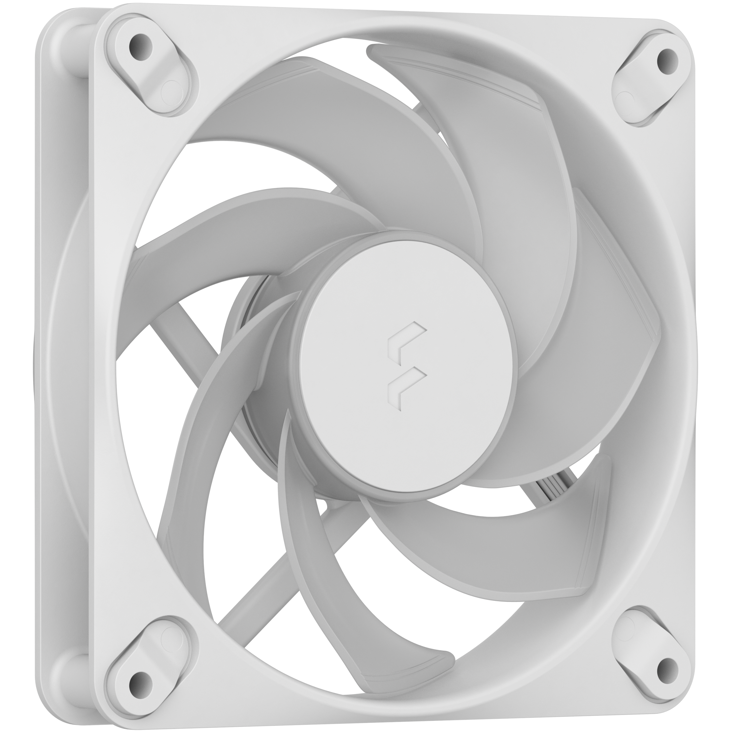 A large main feature product image of Fractal Design Dynamic 3 120mm ARGB PWM Reverse Blade Fan (White)