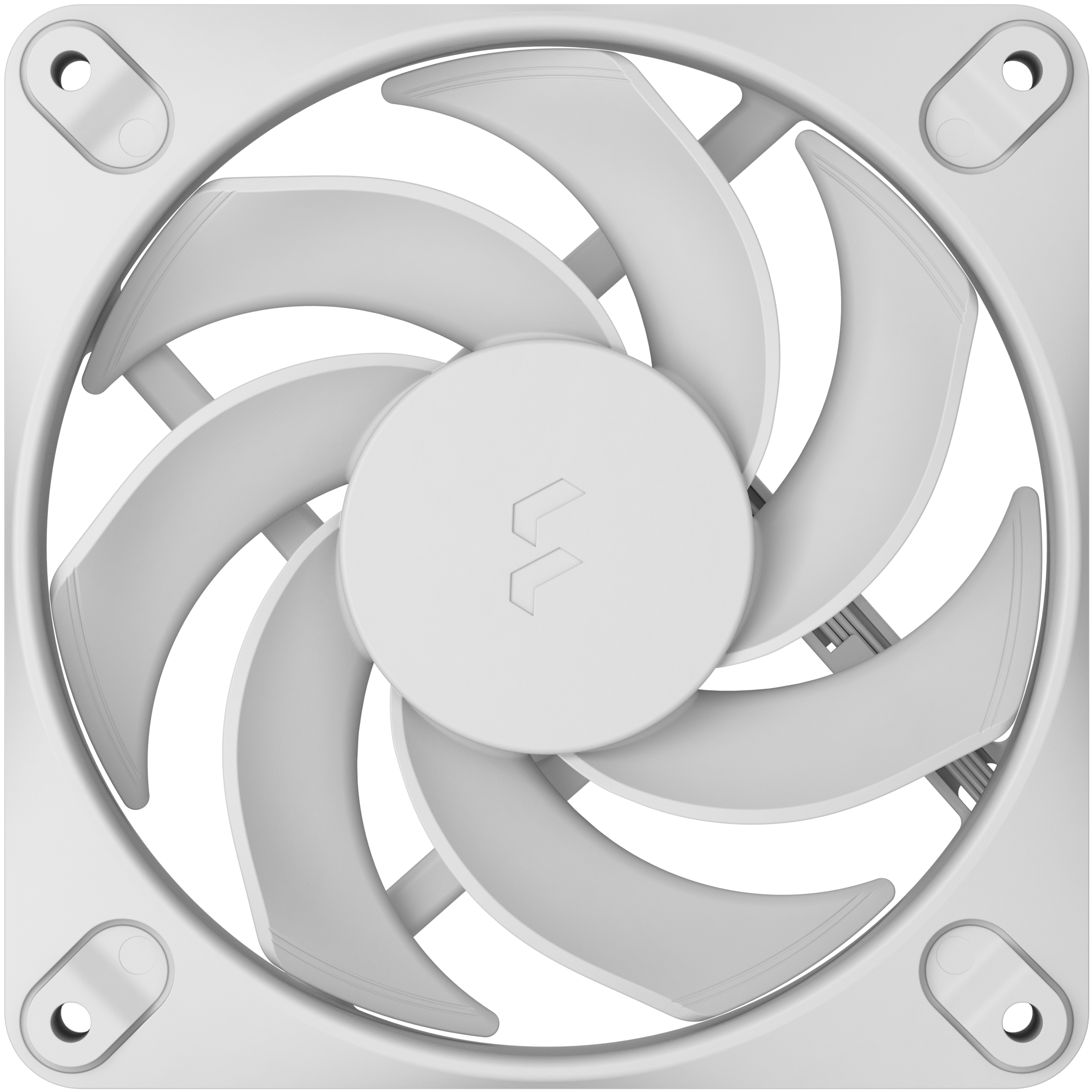 A large main feature product image of Fractal Design Dynamic 3 120mm PWM Reverse Blade Fan (White)