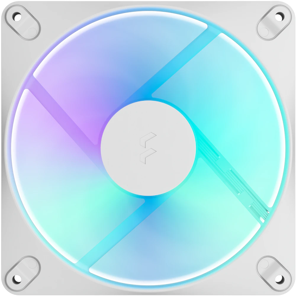 A large main feature product image of Fractal Design Dynamic 3 140mm ARGB PWM Fan (White)