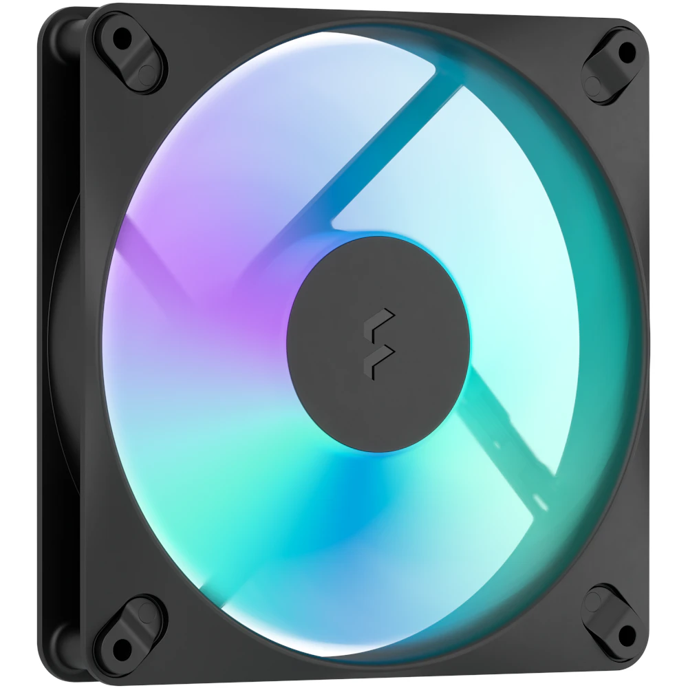 A large main feature product image of Fractal Design Dynamic 3 140mm ARGB PWM Fan 3-Pack (Black)