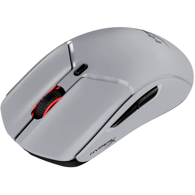 A large main feature product image of EX-DEMO HyperX Pulsefire Haste 2 Pro - Wireless Gaming Mouse ( Slate Gray)
