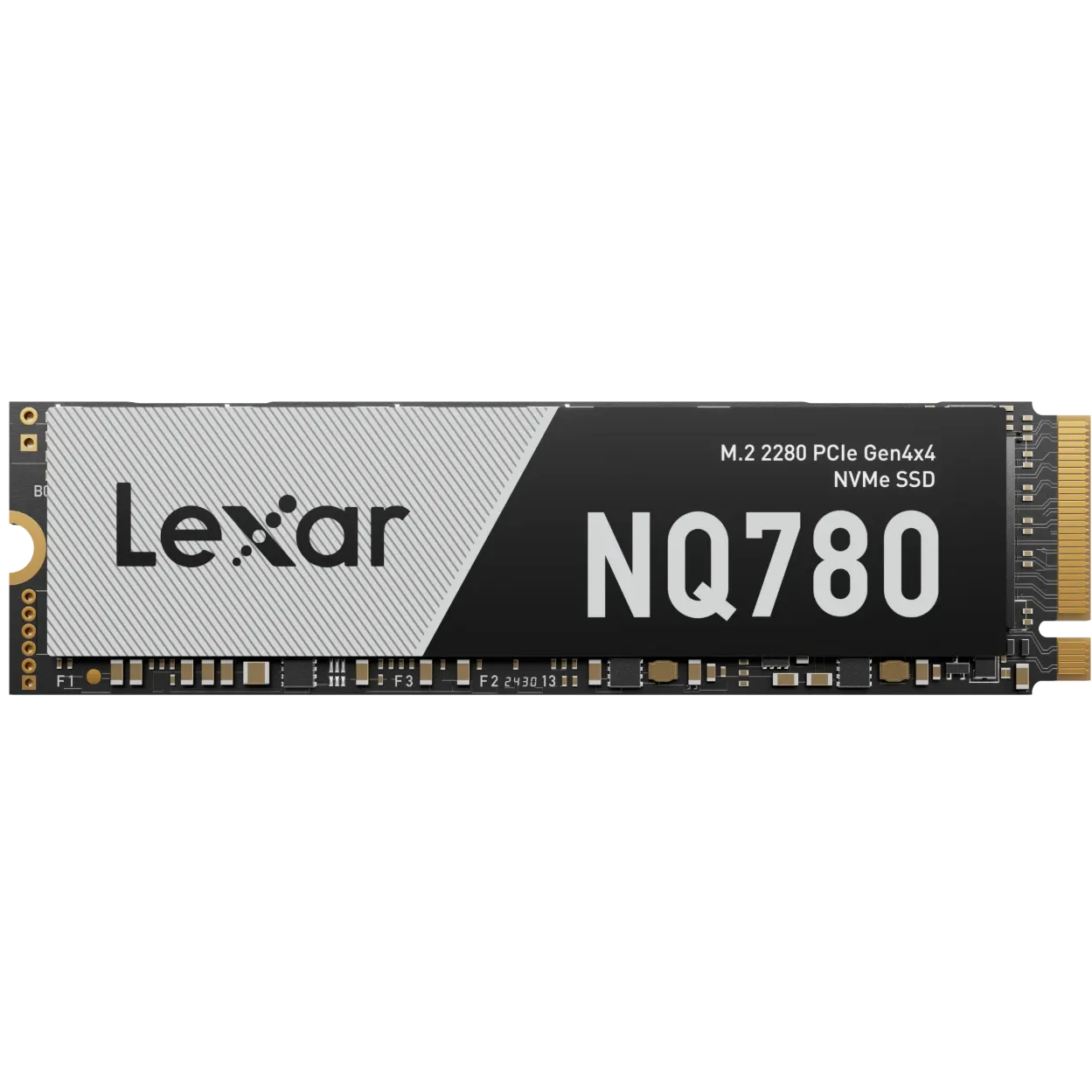 A large main feature product image of Lexar NQ780 PCIe Gen4 NVMe M.2 SSD - 2TB