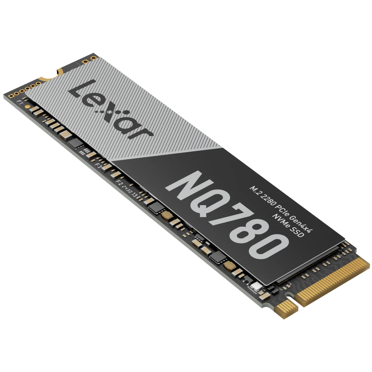A large main feature product image of Lexar NQ780 PCIe Gen4 NVMe M.2 SSD - 2TB