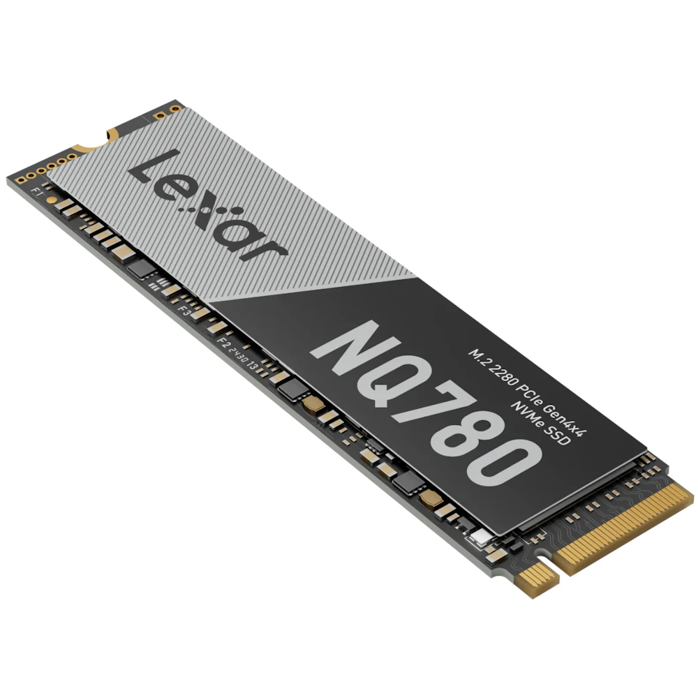 A large main feature product image of Lexar NQ780 PCIe Gen4 NVMe M.2 SSD - 2TB