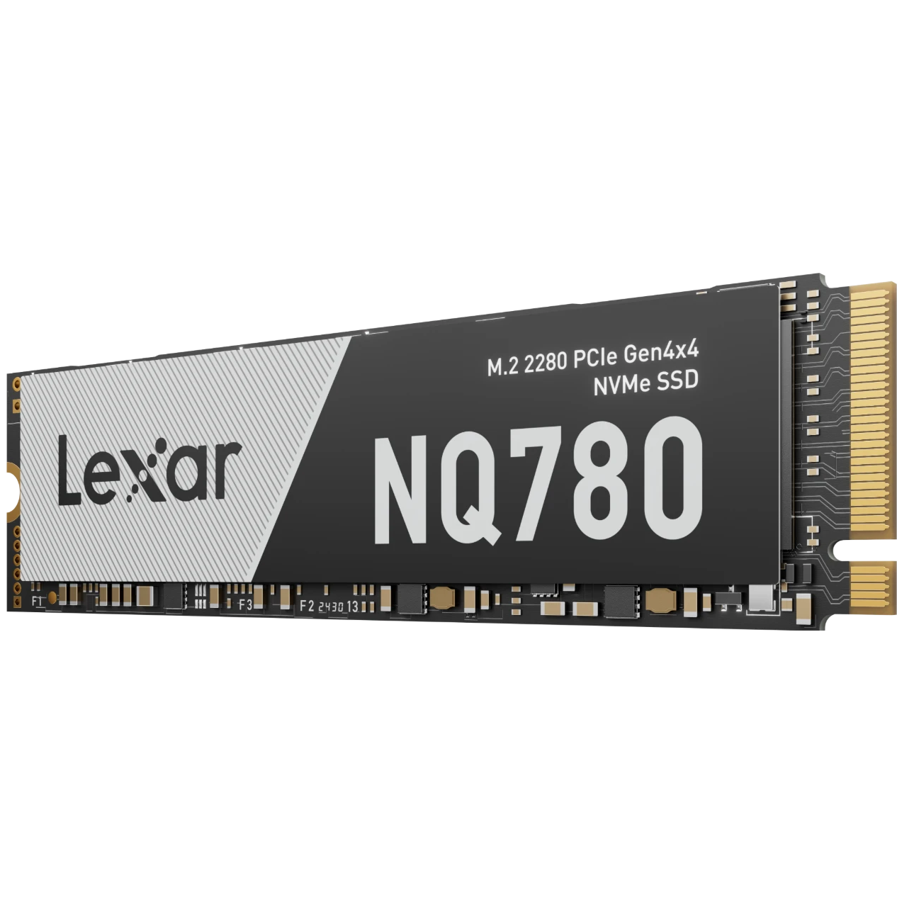 A large main feature product image of Lexar NQ780 PCIe Gen4 NVMe M.2 SSD - 2TB