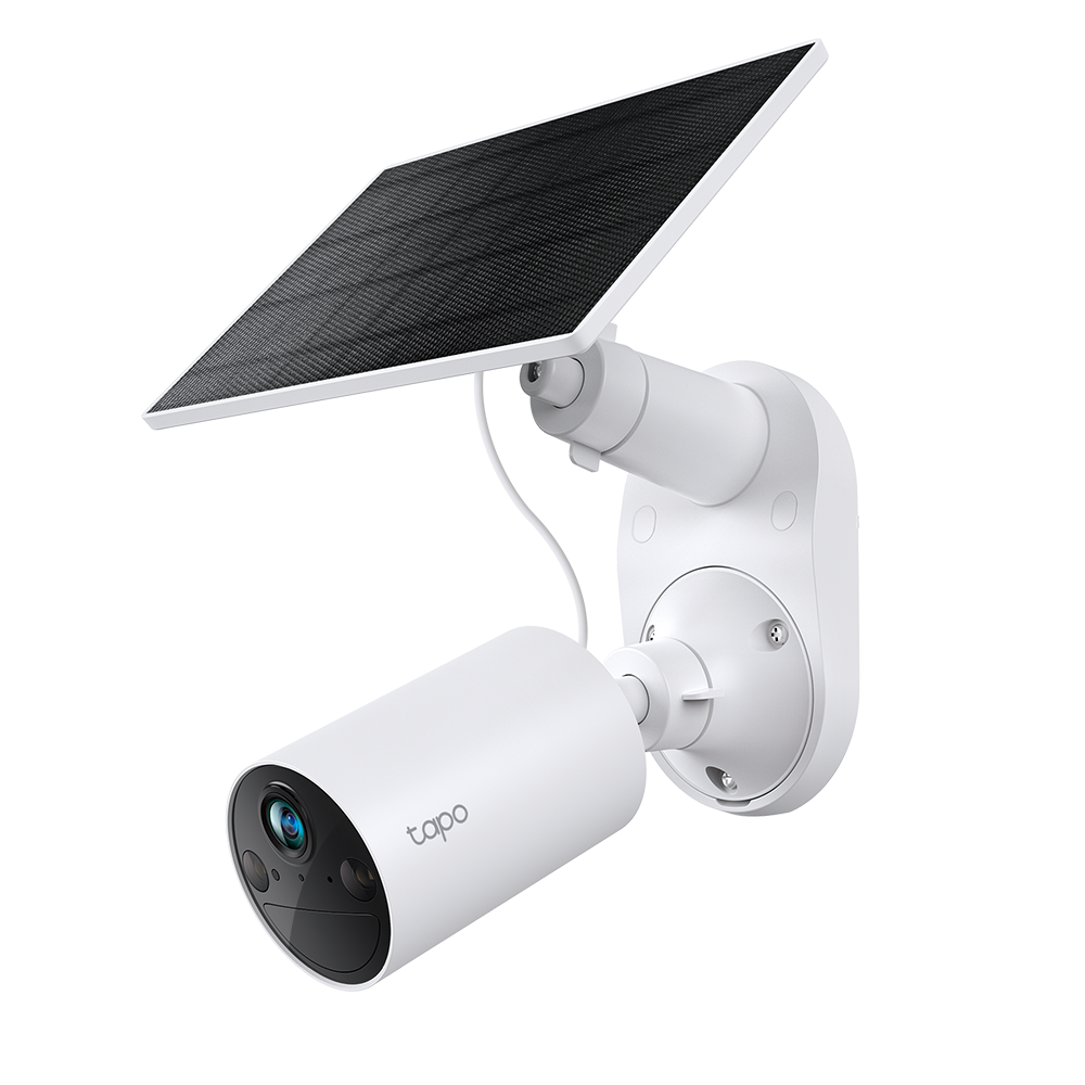 A large main feature product image of EX-DEMO TP-Link Tapo TC82 KIT - Solar-Powered Security Camera Kit