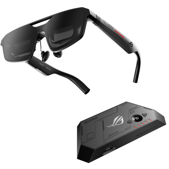 A large main feature product image of ASUS ROG XREAL R1 240Hz 0.01ms Micro OLED Gaming Glasses - Broad