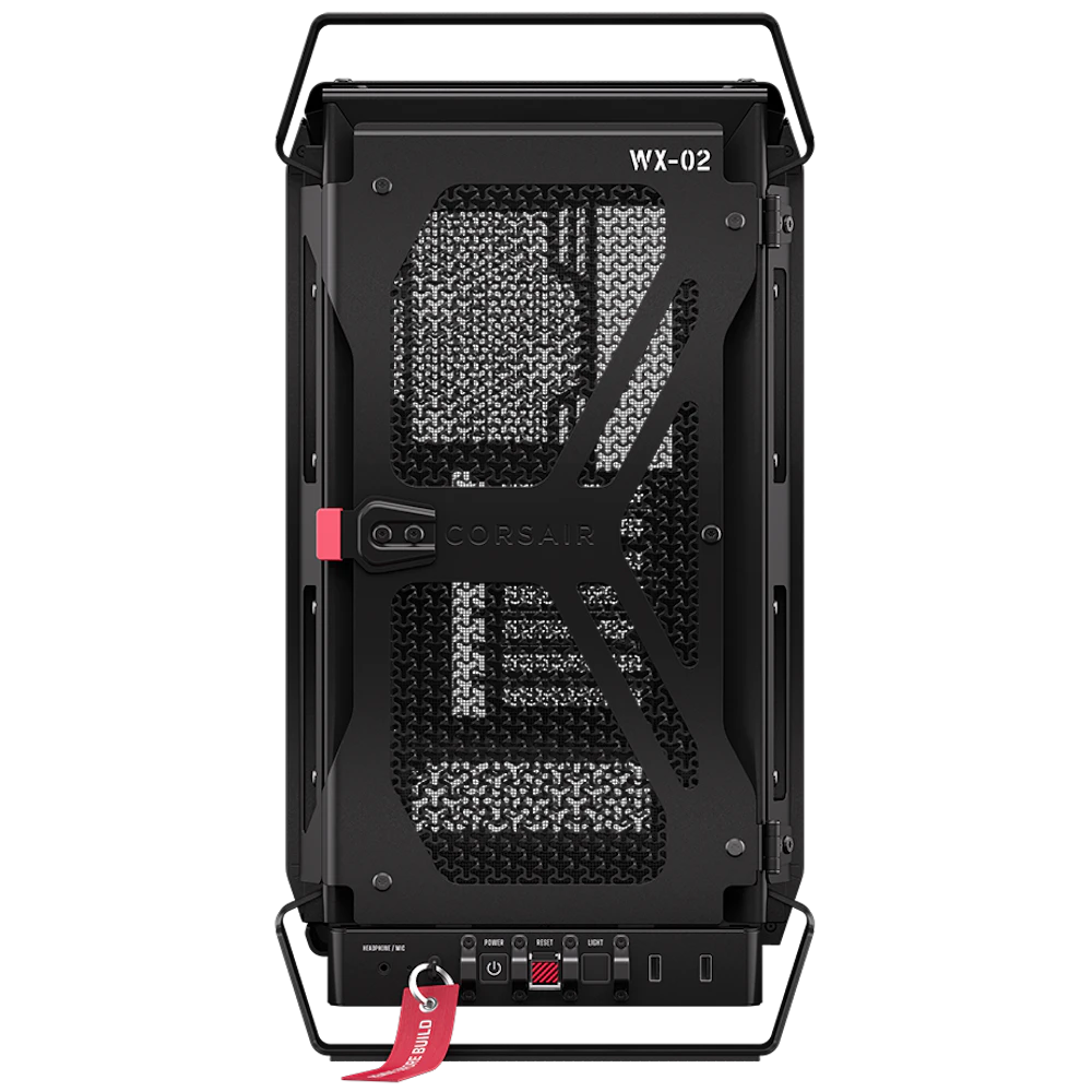 A large main feature product image of Corsair WARTHOG Performance Mid Tower Case (Black)