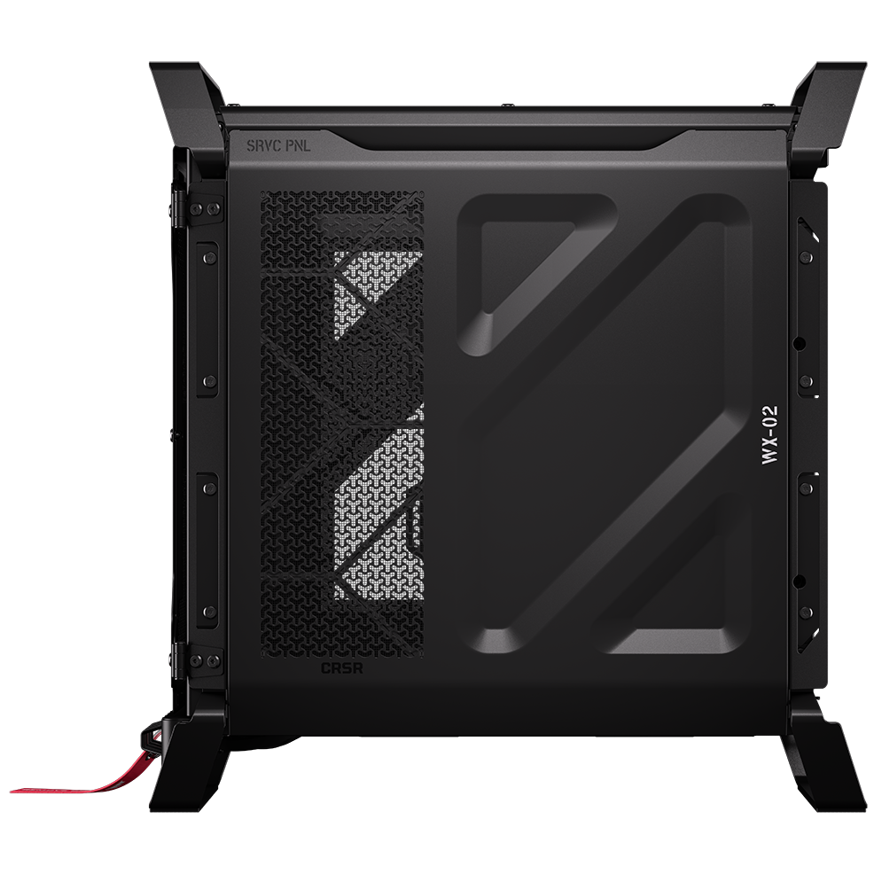 A large main feature product image of Corsair WARTHOG Performance Mid Tower Case (Black)