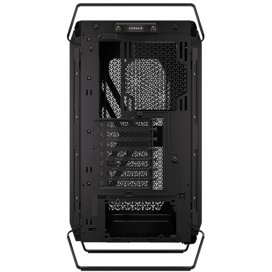 A large main feature product image of Corsair WARTHOG Performance Mid Tower Case (Black)