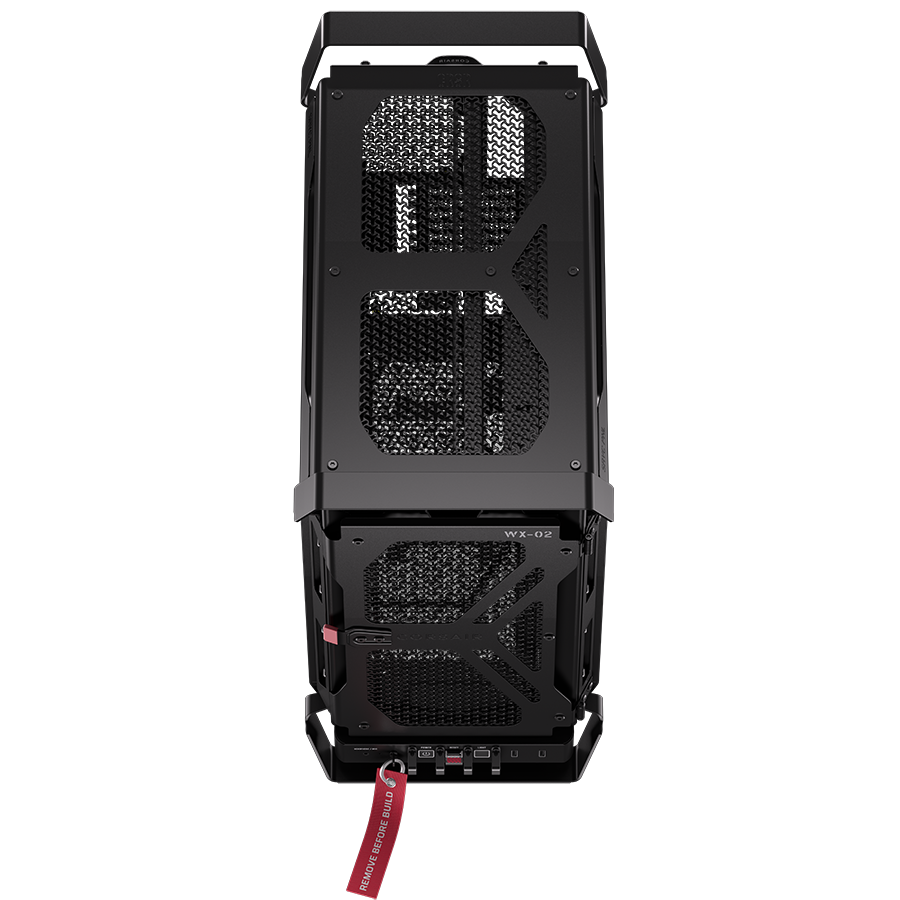A large main feature product image of Corsair WARTHOG Performance Mid Tower Case (Black)