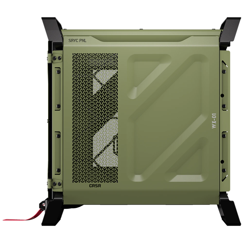 A large main feature product image of Corsair WARTHOG RS Performance Mid Tower Case (Military Green)