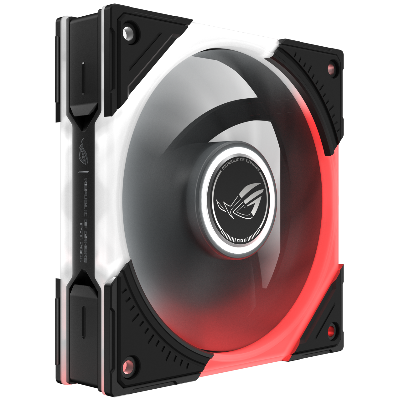 A large main feature product image of ASUS ROG Eurux GR120 ARGB 120mm PWM Fan (Black)