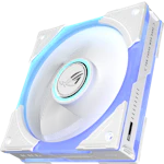A small tile product image of ASUS ROG Eurux GR120 ARGB 120mm PWM Fan (White)