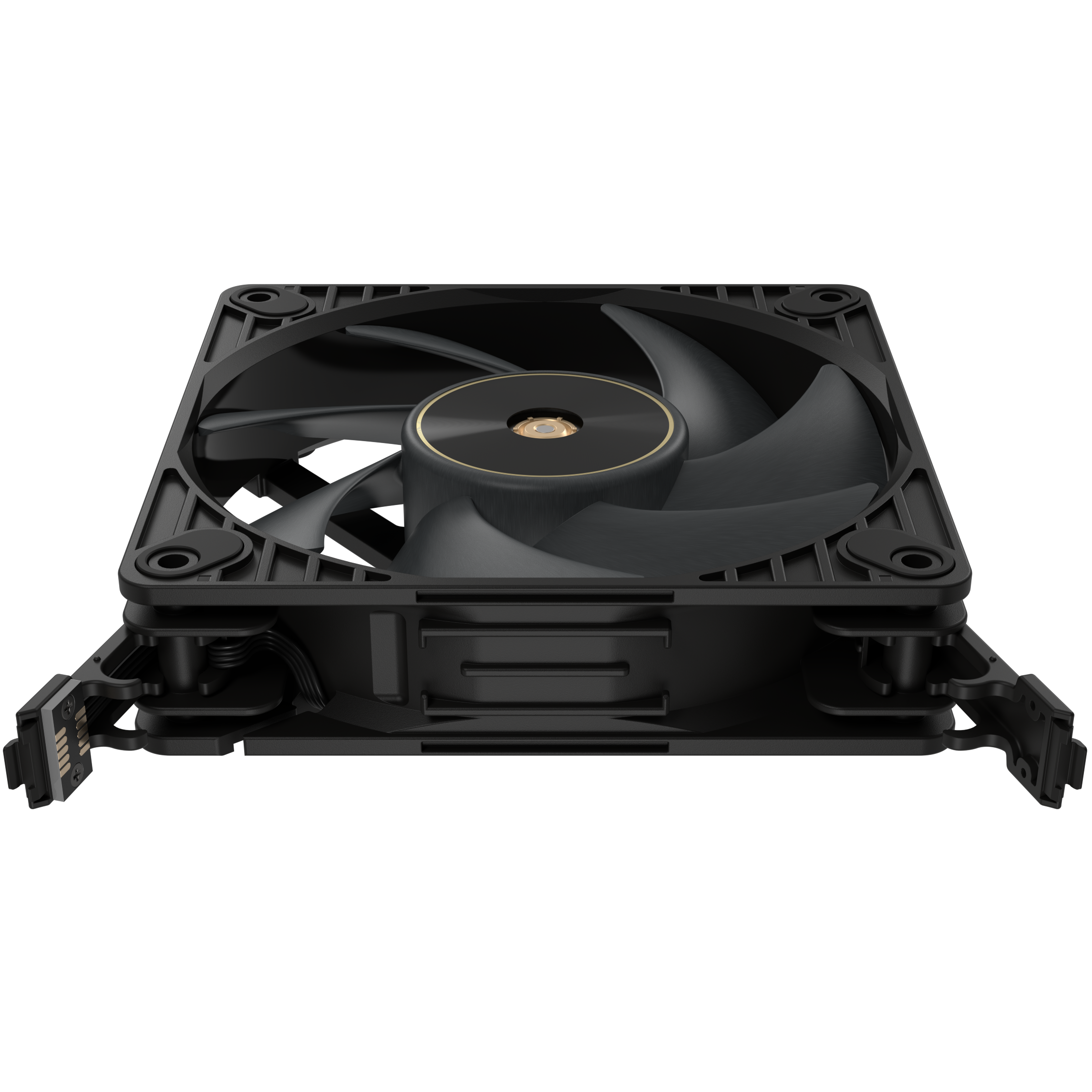 A large main feature product image of ASUS PROART PF120 FAN PWM BLACK 120mm ARGB PWM Cooling Fan