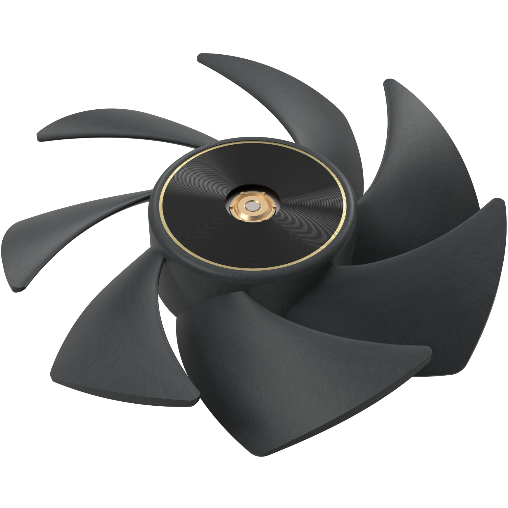 A large main feature product image of ASUS PROART PF120 FAN PWM BLACK 120mm ARGB PWM Cooling Fan