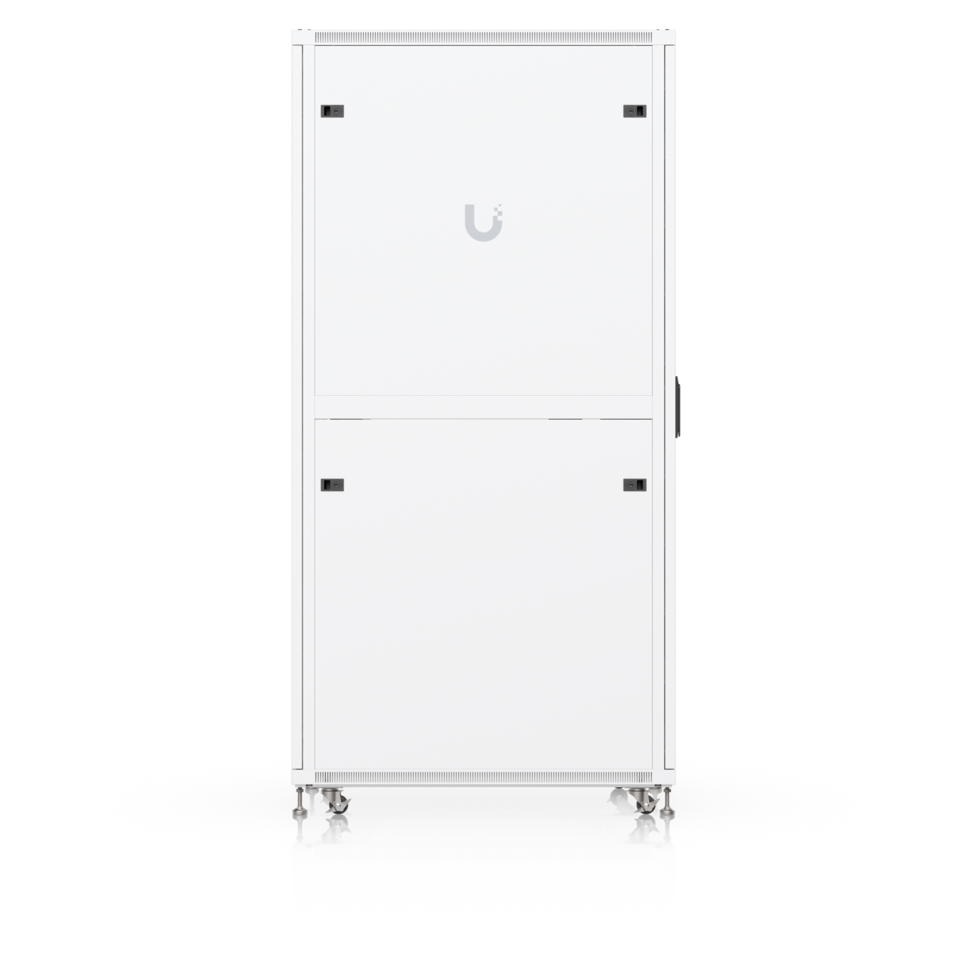 A large main feature product image of Ubiquiti UniFi 42U Rack Cabinet 1000mm (Tempered Glass Front Door)