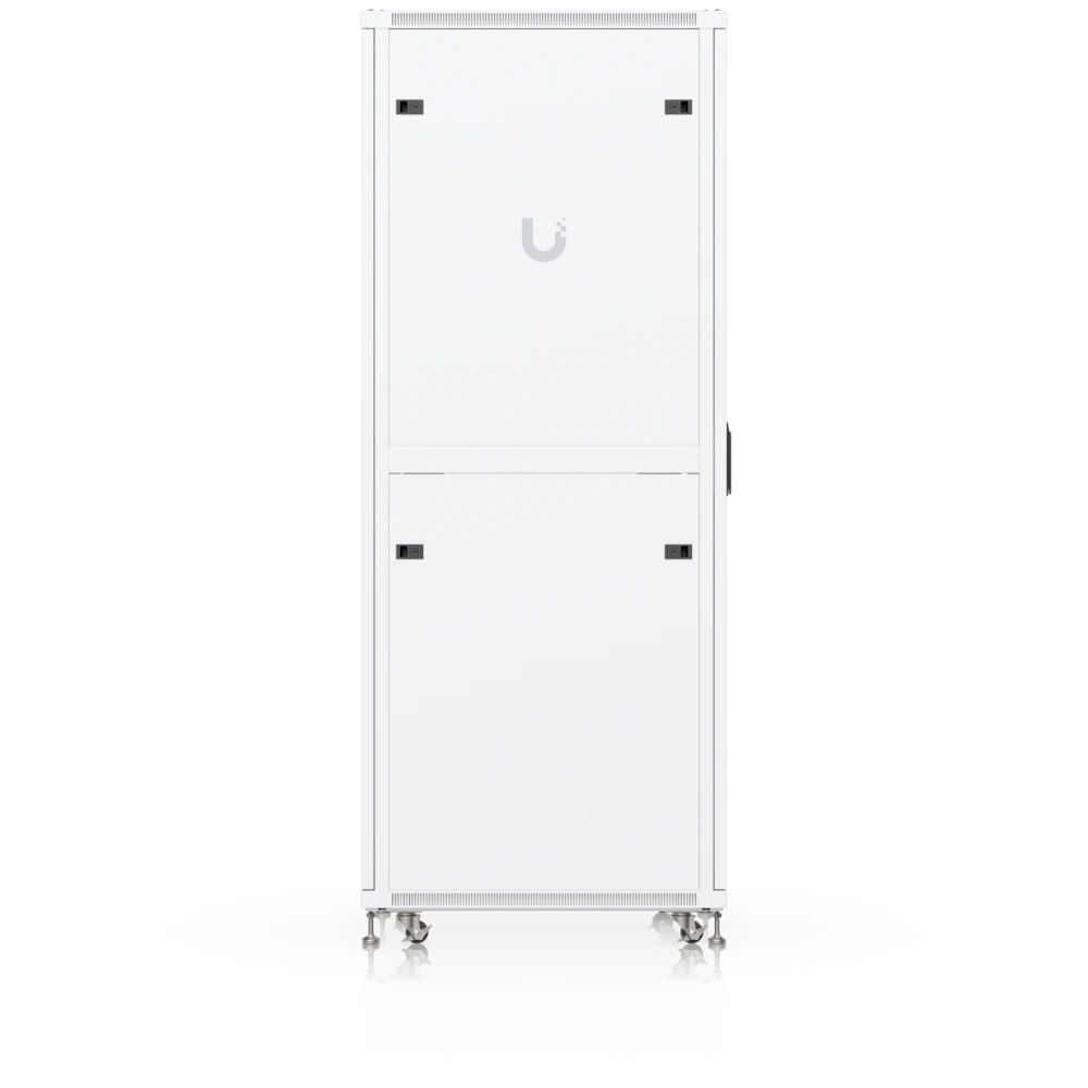 A large main feature product image of Ubiquiti UniFi 42U Rack Cabinet 800mm (Perforated Mesh Front Door)