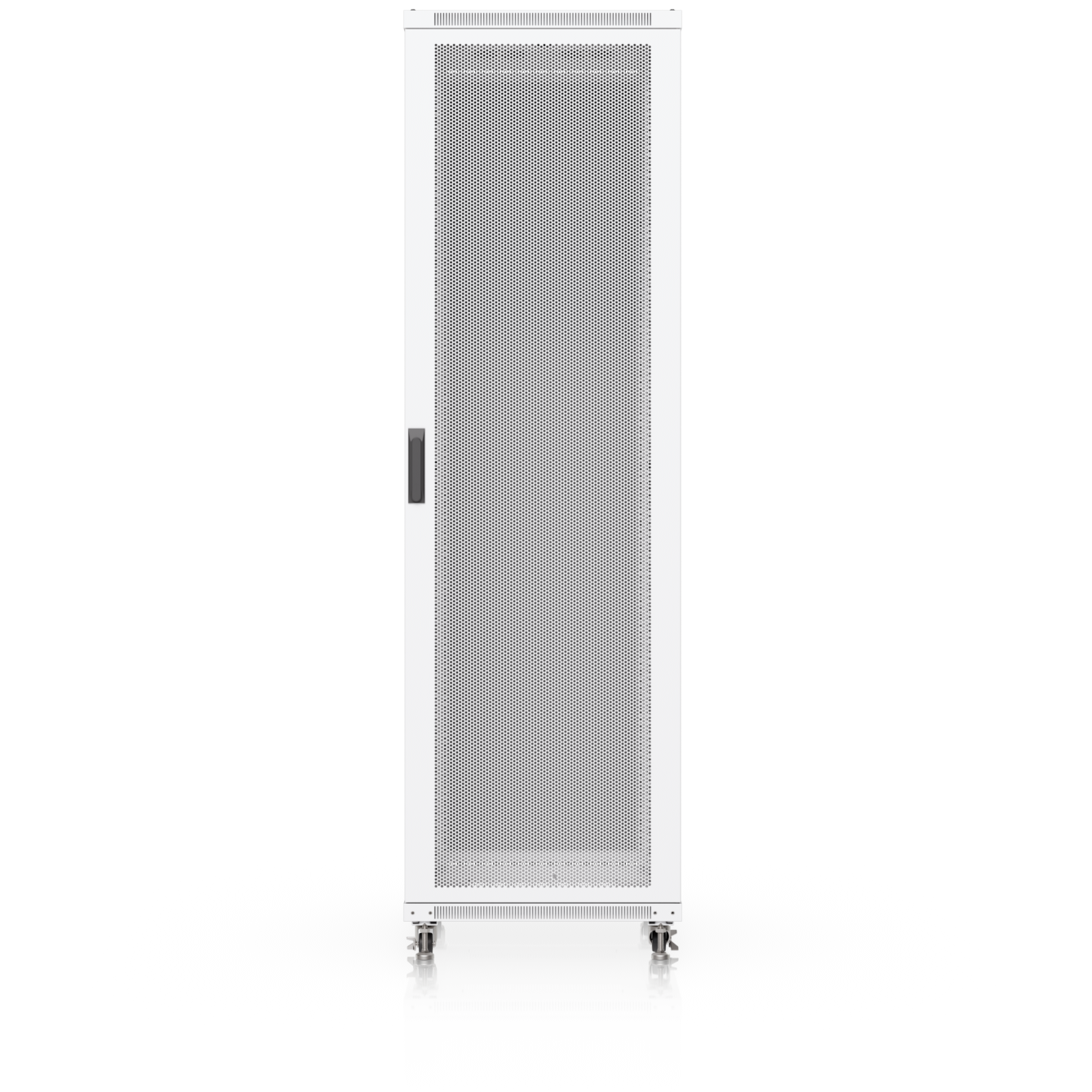 A large main feature product image of Ubiquiti UniFi 42U Rack Cabinet 800mm (Perforated Mesh Front Door)