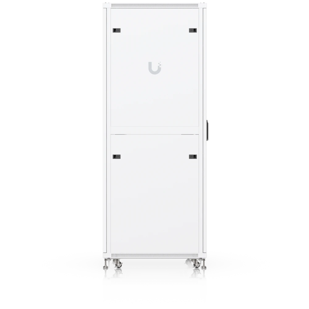 A large main feature product image of Ubiquiti UniFi 42U Rack Cabinet 800mm (Tempered Glass Front Door)