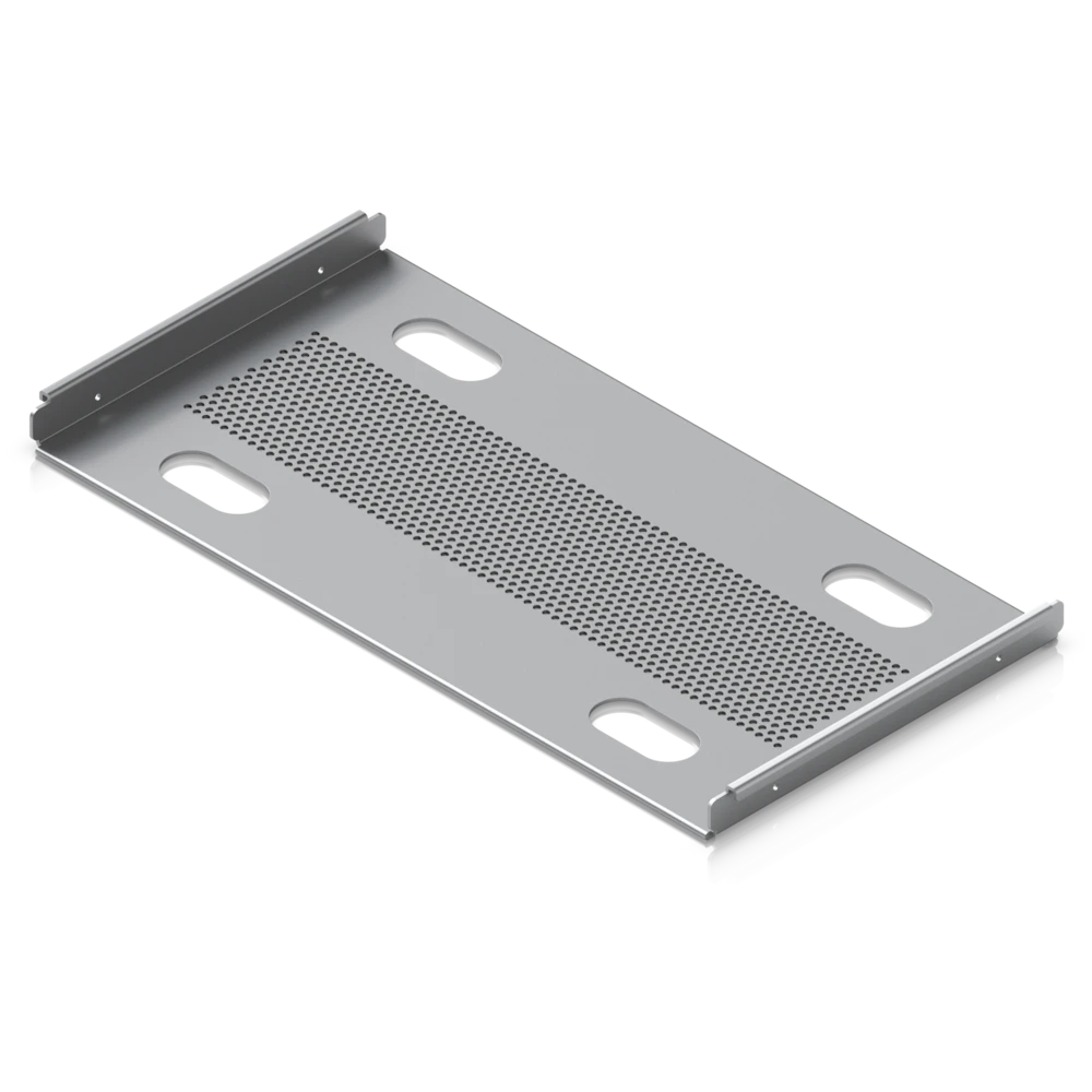 A large main feature product image of Ubiquiti UniFi Toolless Mini Sliding Rack Shelf