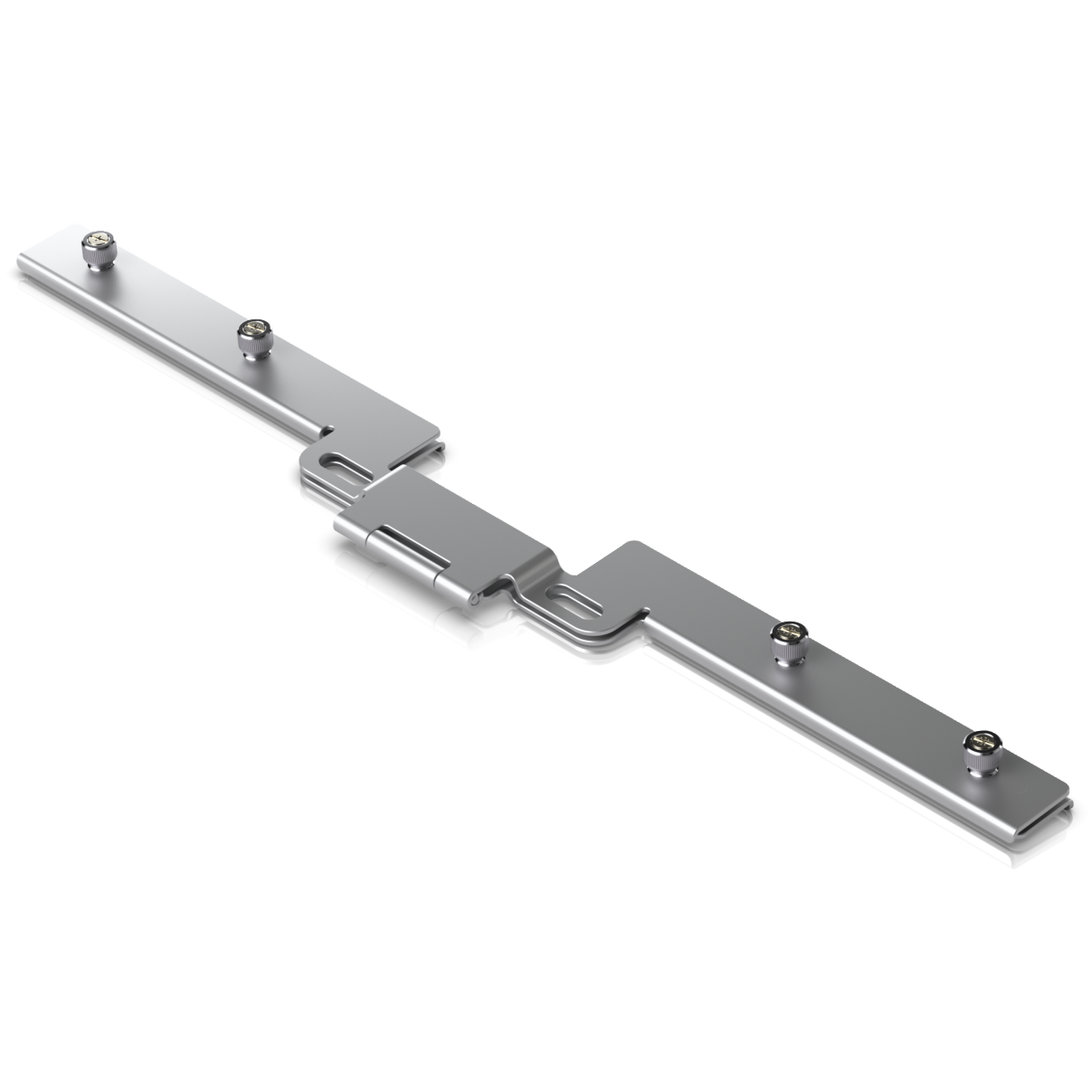 A large main feature product image of Ubiquiti UniFi Toolless Mini Rack Stacking Kit