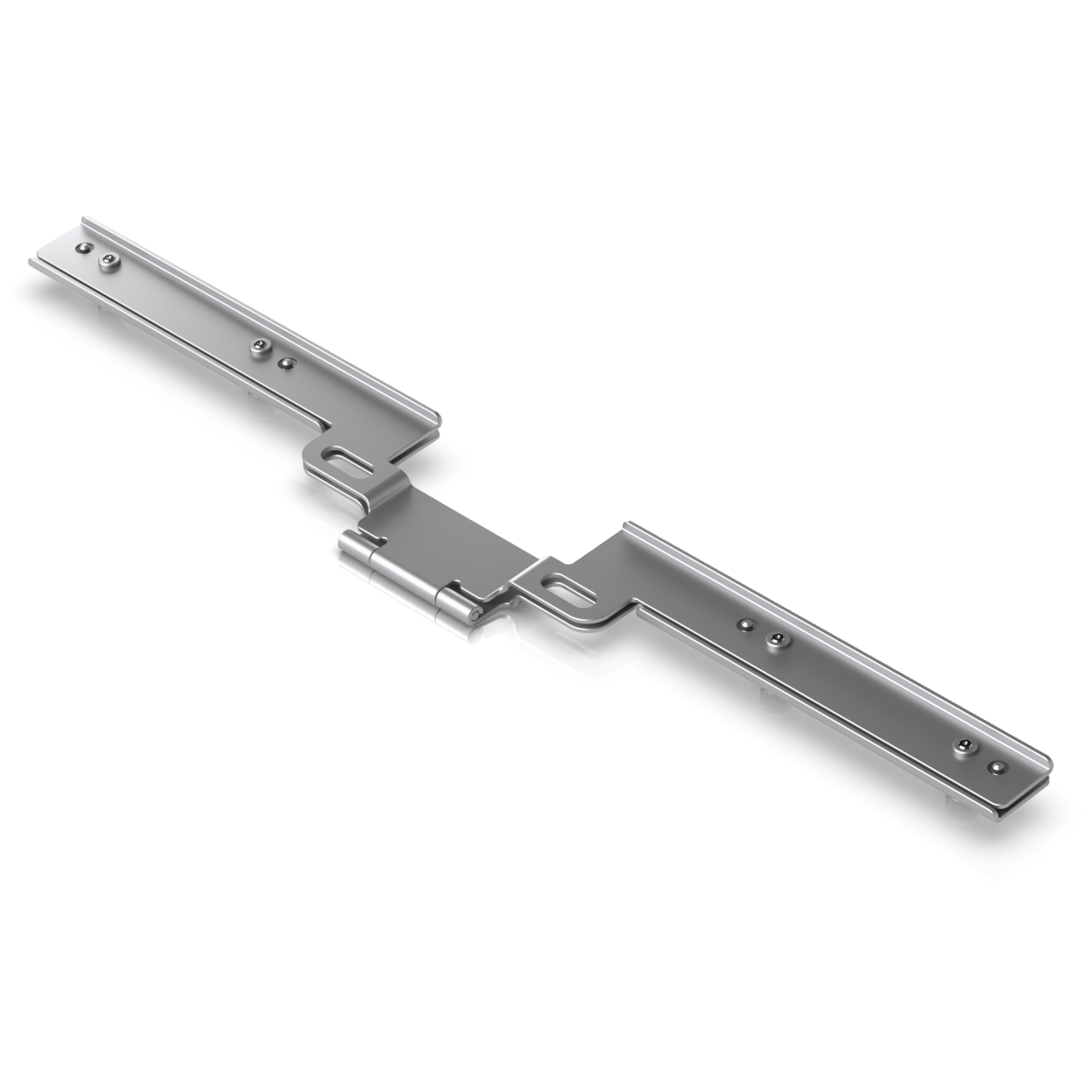 A large main feature product image of Ubiquiti UniFi Toolless Mini Rack Stacking Kit