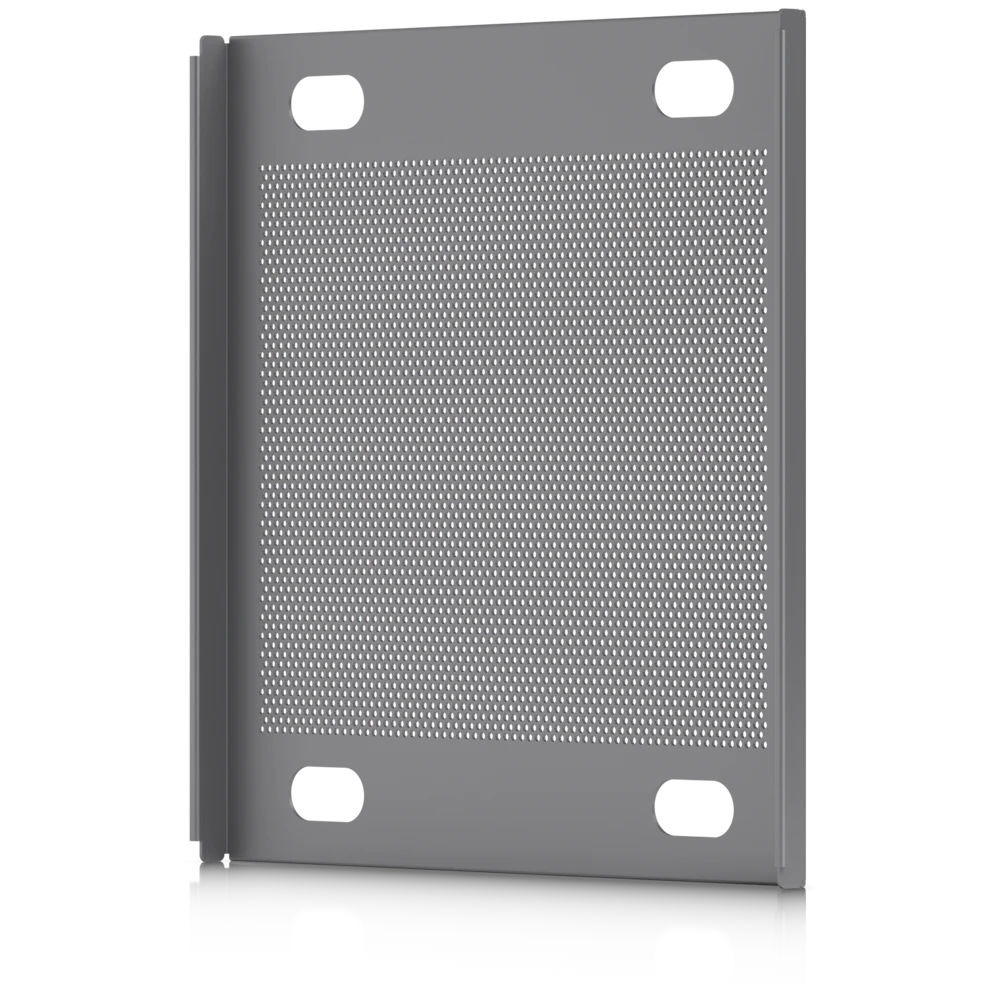 A large main feature product image of Ubiquiti UniFi Toolless Mini Rack Shelf