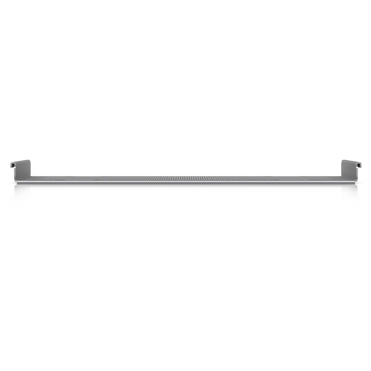 A large main feature product image of Ubiquiti UniFi Toolless Mini Rack Shelf