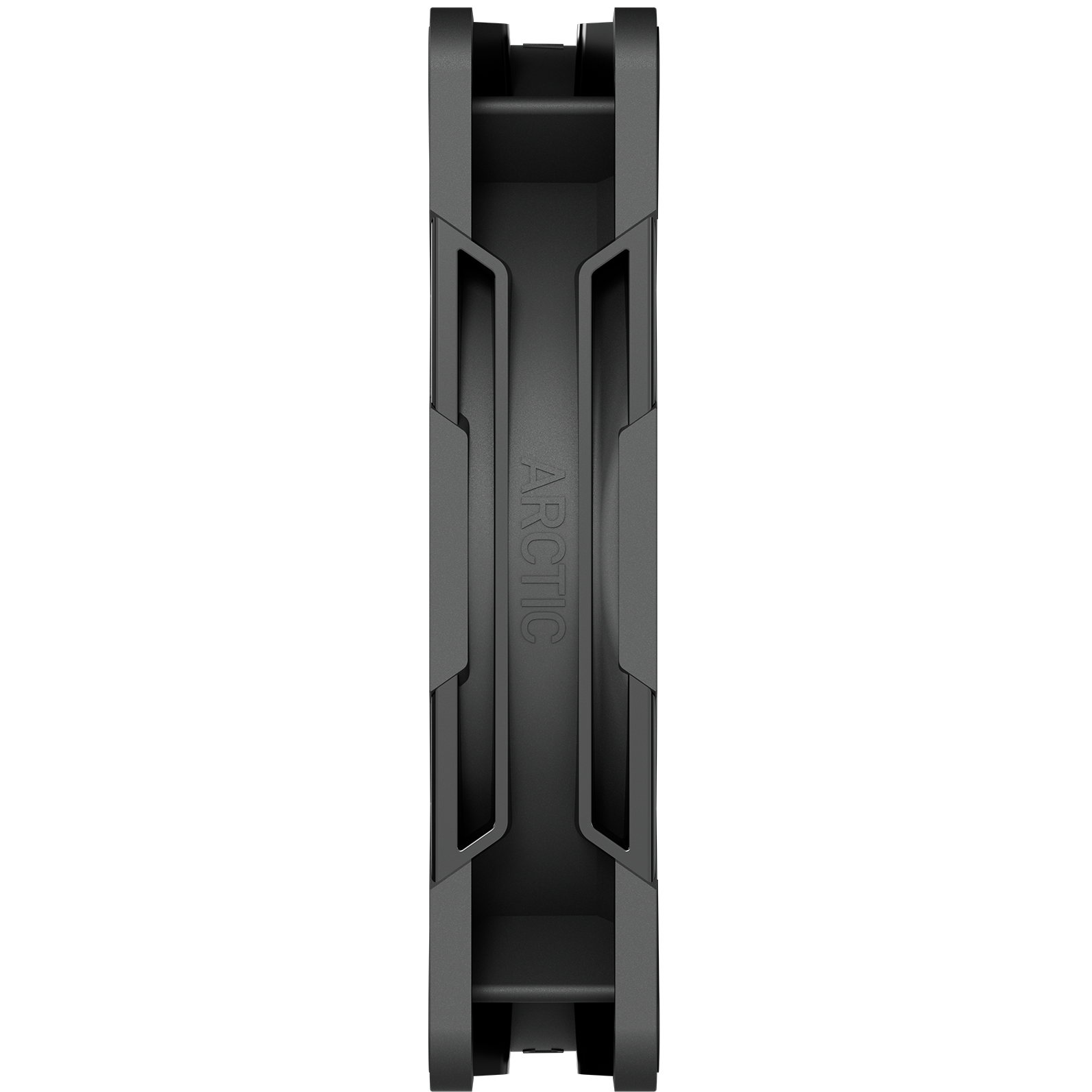 A large main feature product image of EX-DEMO ARCTIC P12 Pro ARGB 120mm Performance PWM Fan 3-Pack (Black)