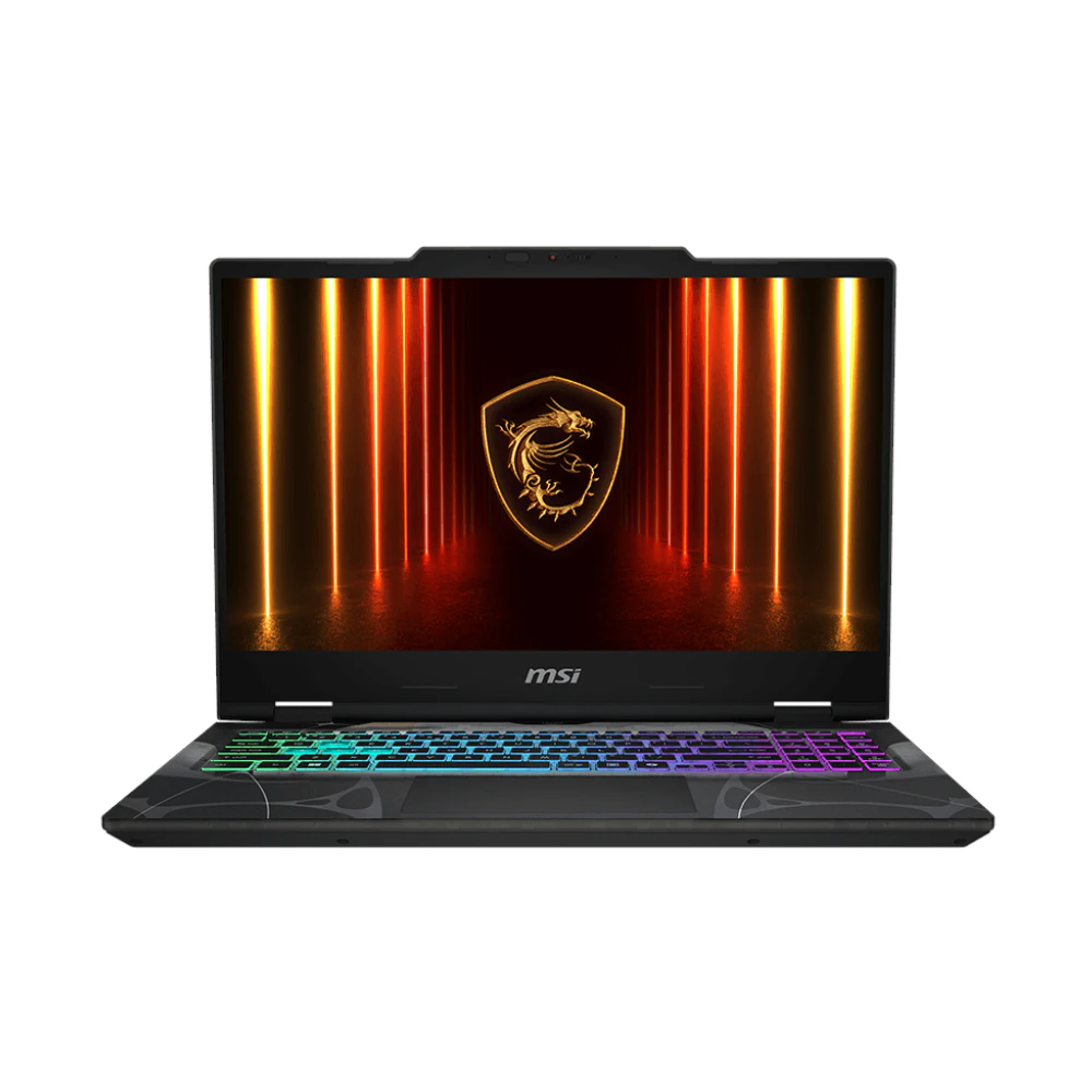 A large main feature product image of EX-DEMO MSI Cyborg A15 (B2H) - 15.6" 144Hz, Ryzen 5 240, RTX 5060, 16GB/512GB - Win 11 Gaming Notebook