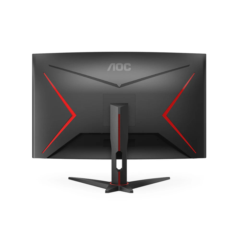 A large main feature product image of EX-DEMO AOC Gaming C32G2ZE - 32" Curved 1080p 240Hz VA Monitor