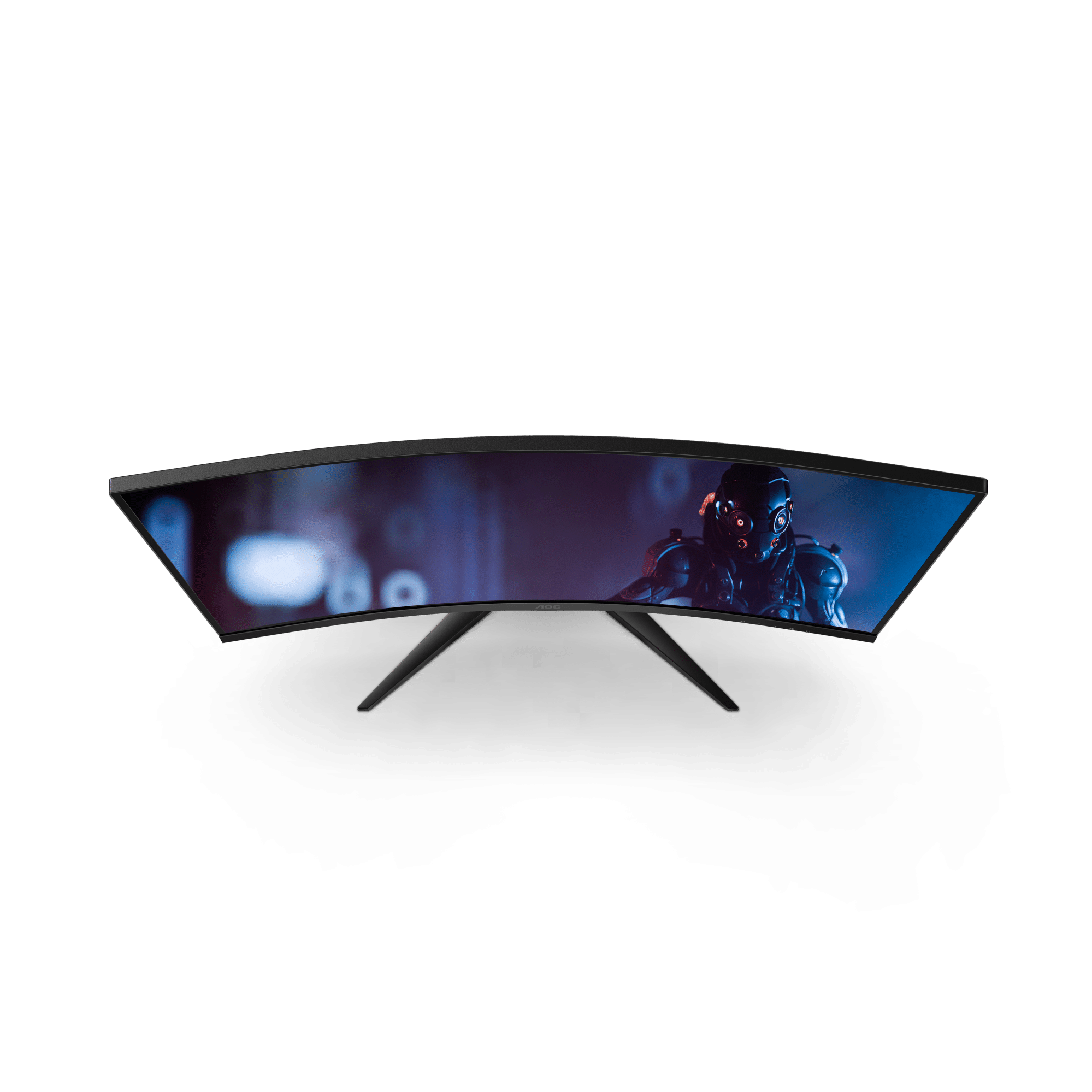 A large main feature product image of EX-DEMO AOC Gaming C32G2ZE - 32" Curved 1080p 240Hz VA Monitor
