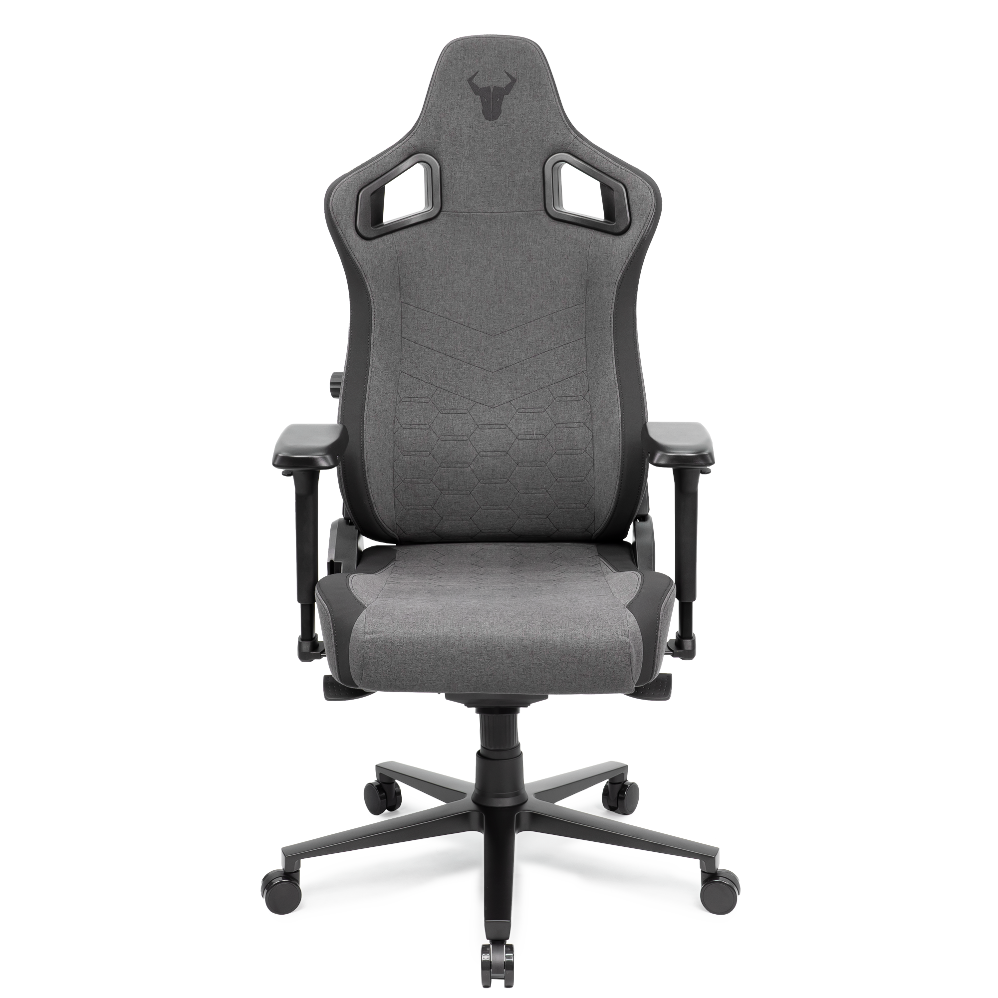 A large main feature product image of EX-DEMO BattleBull Crosshair Gaming Chair - Dark Grey Weave