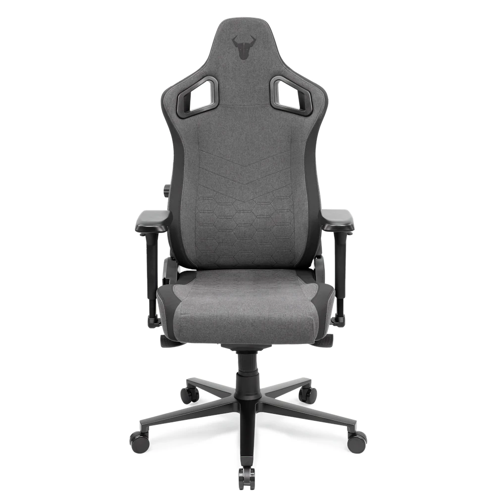 A large main feature product image of EX-DEMO BattleBull Crosshair Gaming Chair - Dark Grey Weave