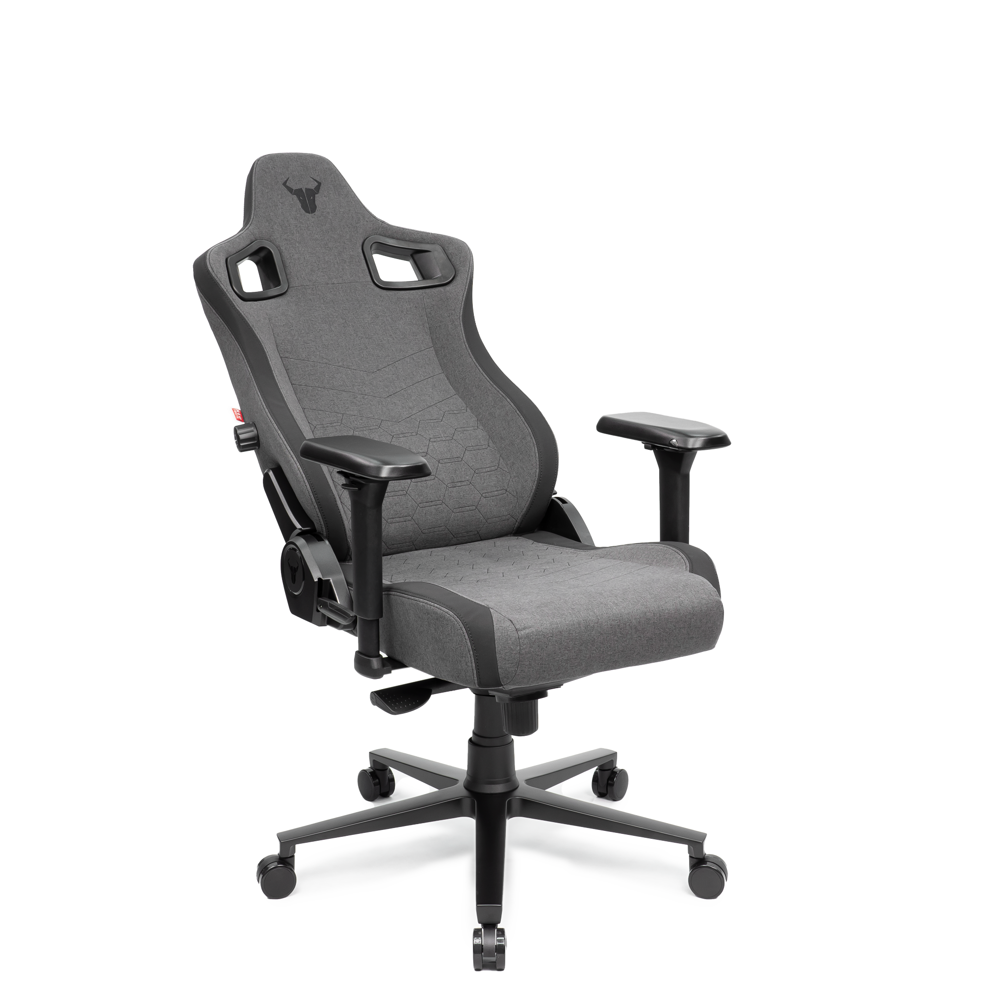 A large main feature product image of EX-DEMO BattleBull Crosshair Gaming Chair - Dark Grey Weave