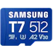 A product image of Samsung T7 microSDXC U3 A2 V30 UHS-I microSD Card - 512GB