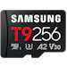A product image of Samsung T9 microSDXC U3 A2 V30 UHS-I microSD Card - 256GB