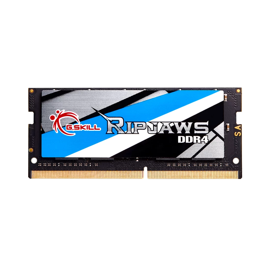 A large main feature product image of EX-DEMO G.Skill Ripjaws 16GB Single (1x16GB) DDR4-2400 C16 SO-DIMM