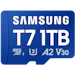 A product image of Samsung T7 microSDXC U3 A2 V30 UHS-I microSD Card - 1TB