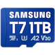 A small tile product image of Samsung T7 microSDXC U3 A2 V30 UHS-I microSD Card - 1TB