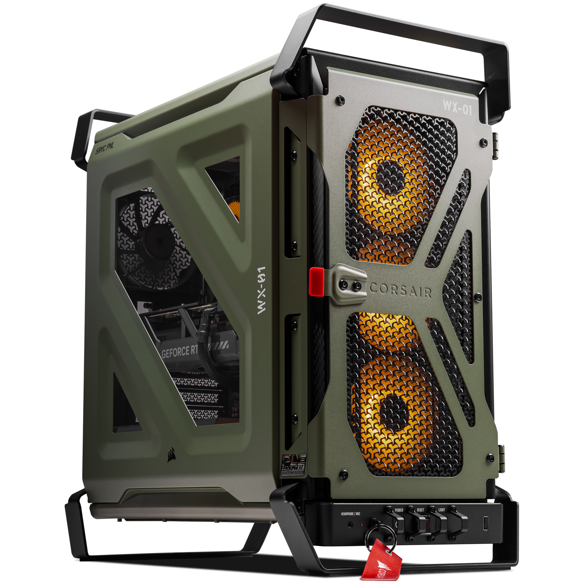 A large main feature product image of PLE Warthog Prebuilt Ready To Go Gaming PC