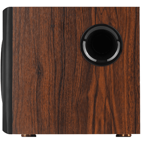 A large main feature product image of Edifier S360DB 2.1 Bluetooth Bookshelf Speakers with 8" Wireless Subwoofer