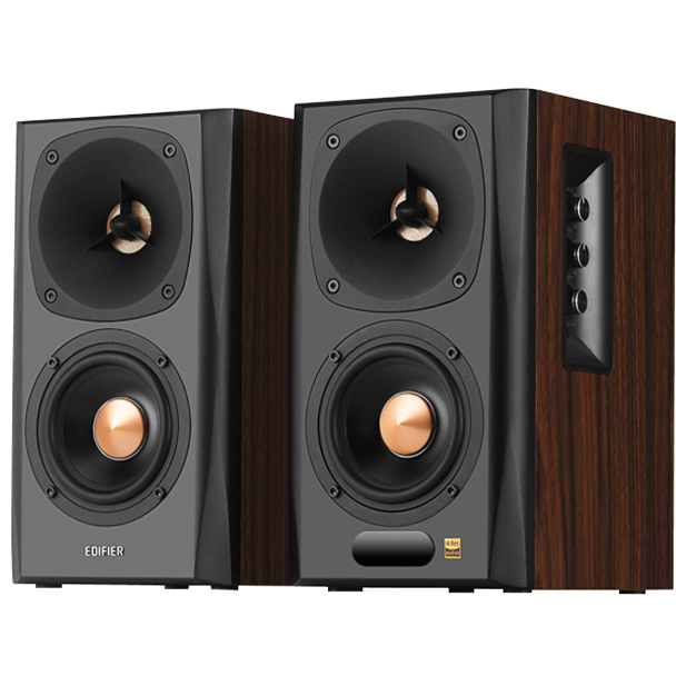 A large main feature product image of Edifier S360DB 2.1 Bluetooth Bookshelf Speakers with 8" Wireless Subwoofer