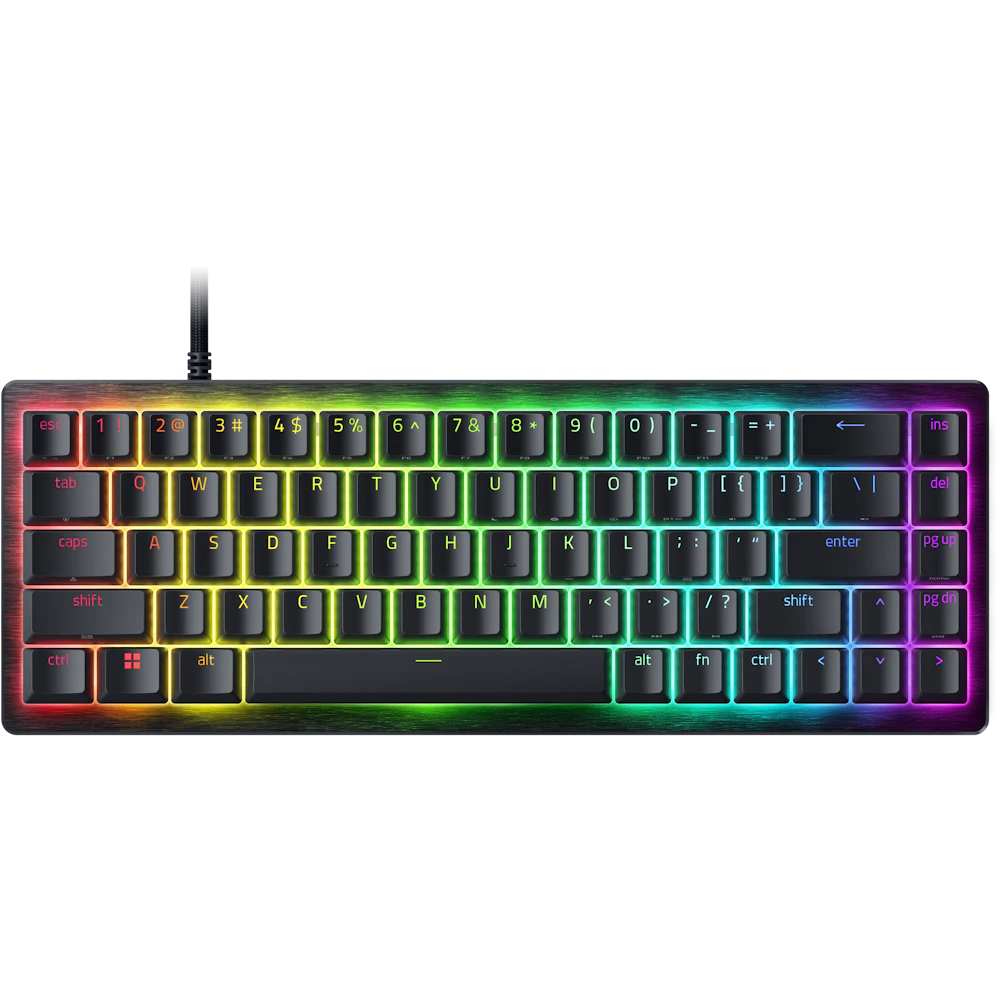 A large main feature product image of Razer Huntsman V3 HE Magnetic Mini 65% 8KHz - Hall Effect Magnetic Esports Keyboard - US Layout